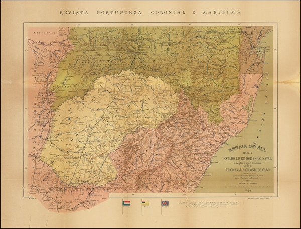 90-South Africa Map By M. Diniz