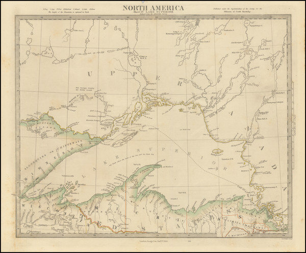 48-Michigan, Minnesota, Wisconsin and Western Canada Map By SDUK