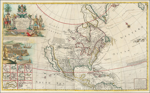 91-North America Map By George Grierson