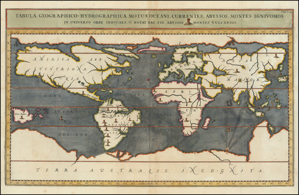 31-World Map By Athanasius Kircher