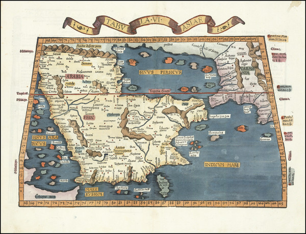 42-Middle East and Arabian Peninsula Map By Lorenz Fries