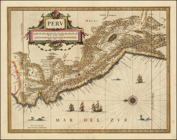 63-Peru & Ecuador Map By Jan Jansson