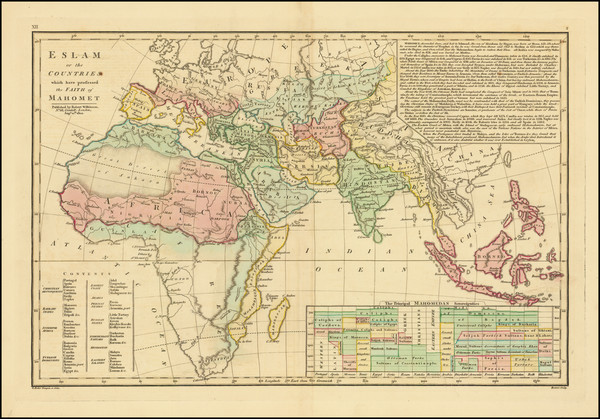 90-World, Eastern Hemisphere, Asia, Southeast Asia, Indonesia, Middle East and Africa Map By Rober