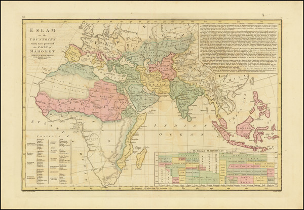 23-World, Eastern Hemisphere, Asia, Southeast Asia, Indonesia, Middle East and Africa Map By Rober