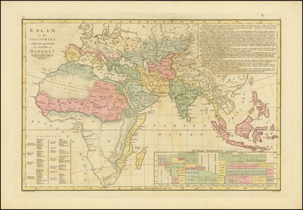 20-World, Eastern Hemisphere, Asia, Southeast Asia, Indonesia, Middle East and Africa Map By Rober