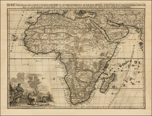 58-Africa Map By Pieter van der Aa