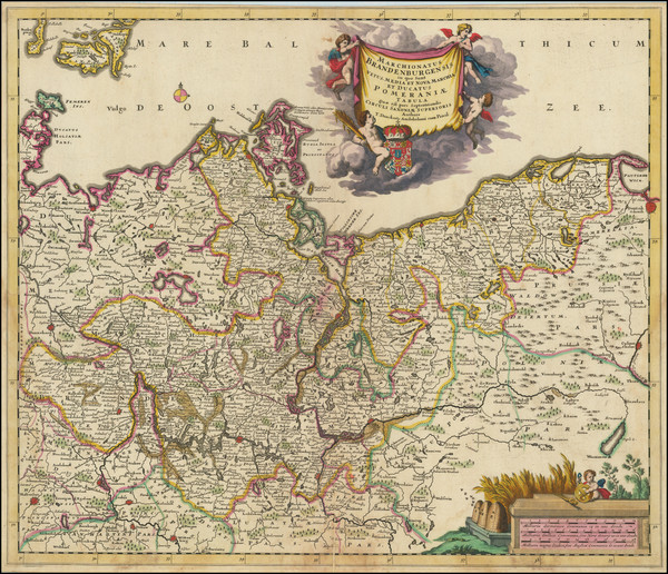 30-Poland and Norddeutschland Map By Theodorus I Danckerts