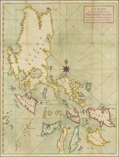 23-Philippines Map By George Anson / Richard William Seale