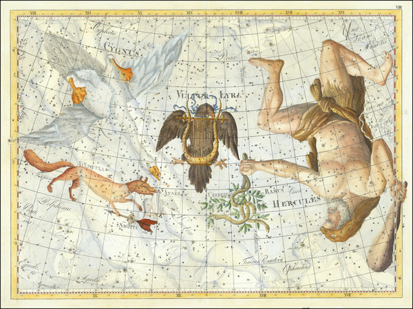 78-Celestial Maps Map By Johann Elert Bode