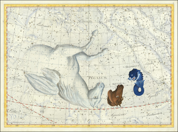 30-Celestial Maps Map By Johann Elert Bode