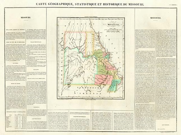 33-Midwest and Plains Map By Jean Alexandre Buchon