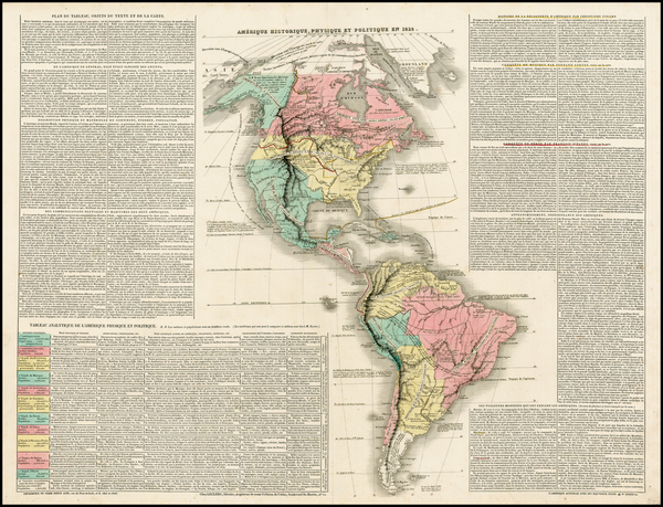 22-South America and America Map By Chez Le Clerc