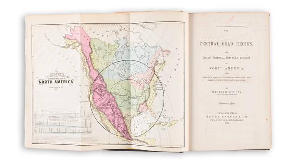 79-United States, Colorado and Geological Map By William Gilpin