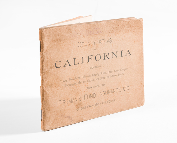 88-California and Atlases Map By Edward E. Eitel