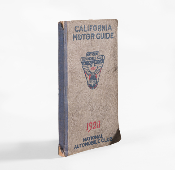 14-California and Rare Books Map By National Automobile Club