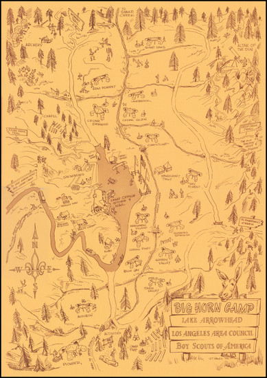 8-Pictorial Maps and California Map By J.  T. Hales