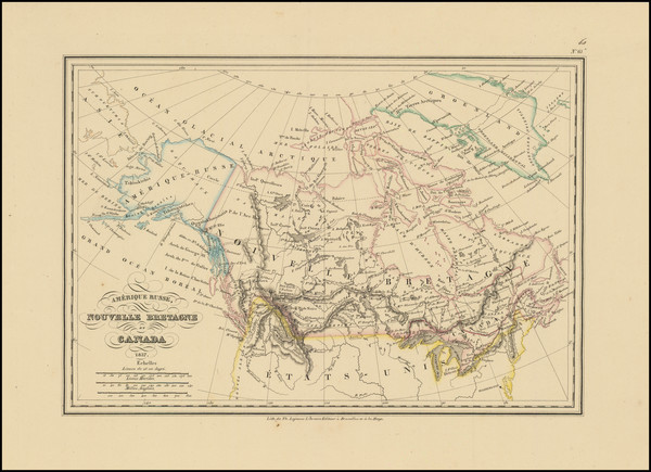 99-Canada Map By Th. Lejeune