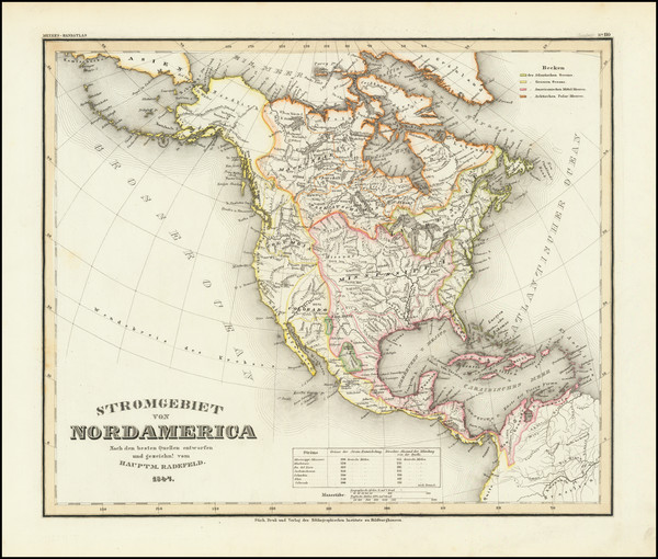 63-North America Map By Joseph Meyer