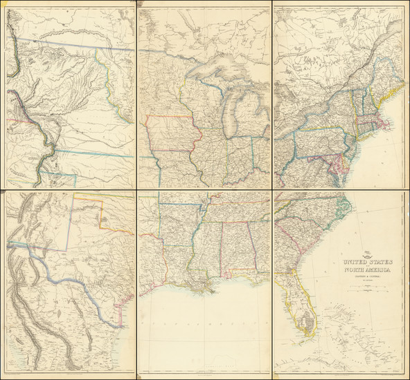 64-United States Map By Weekly Dispatch / Thomas Ettling