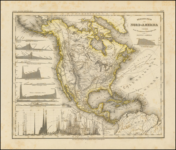 64-North America Map By Joseph Meyer