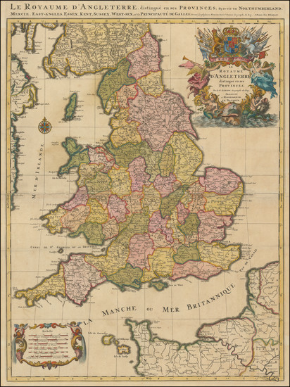 12-England Map By Alexis-Hubert Jaillot