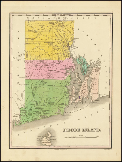 73-Rhode Island Map By Anthony Finley