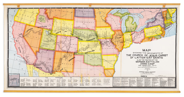 7-United States, Utah and Utah Map By A. William Lund