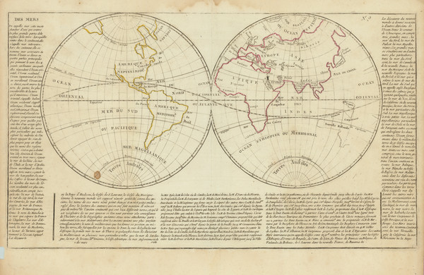 51-World Map By Jean Baptiste Louis Clouet