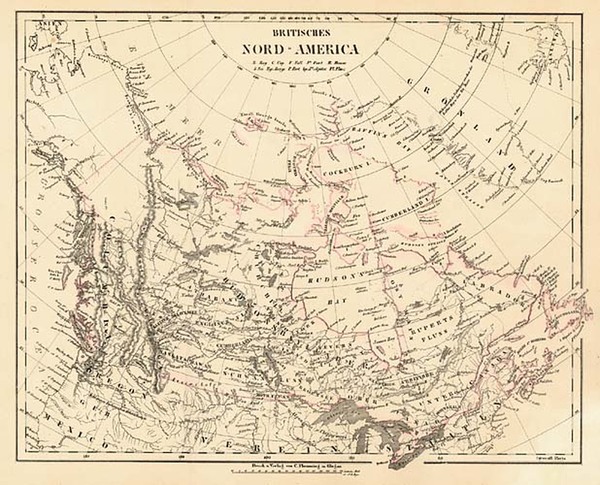 28-Alaska and Canada Map By Carl Flemming