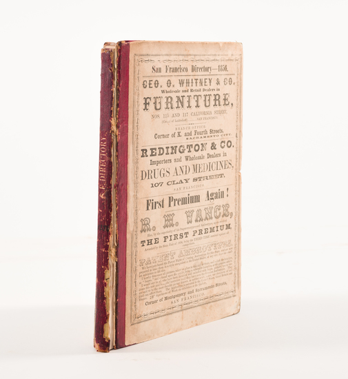 15-San Francisco & Bay Area and Rare Books Map By Harris, Bogardus and Labatt