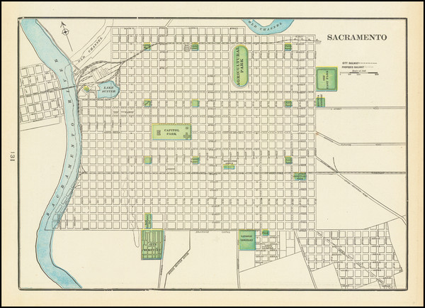 62-Other California Cities Map By George F. Cram