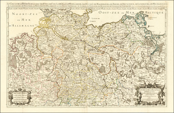 99-Norddeutschland Map By Alexis-Hubert Jaillot