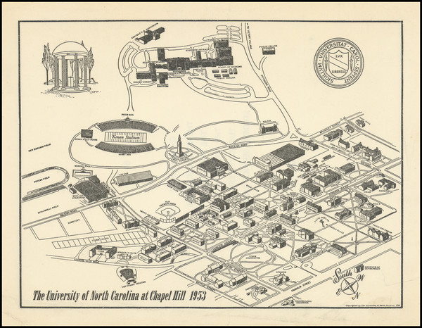 86-North Carolina Map By University of North Carolina