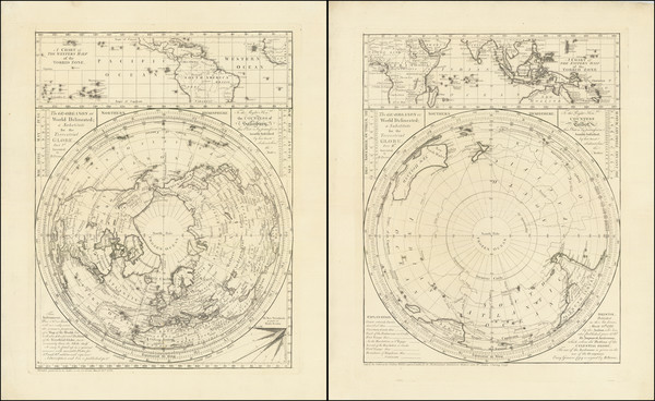 68-World and Polar Maps Map By Benjamin Donn