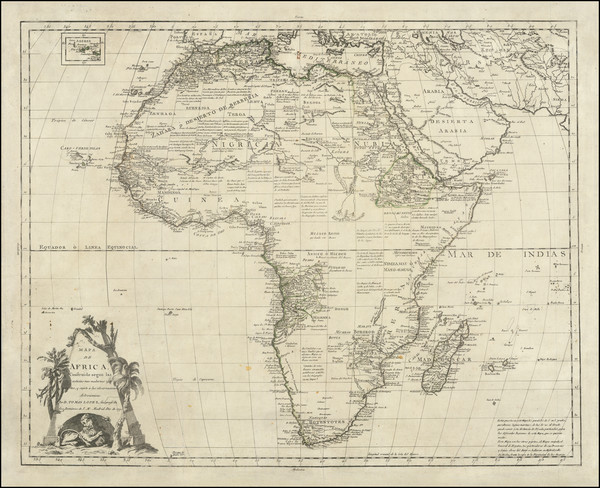 8-Africa Map By Tomás López