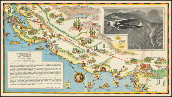 3-California and Pictorial Maps Map By Ruth Taylor White