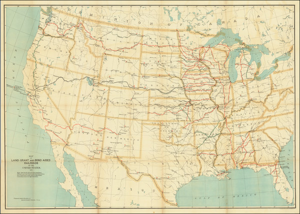 31-United States Map By Quartermaster General's Department