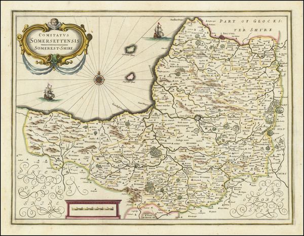 78-British Counties Map By Jan Jansson