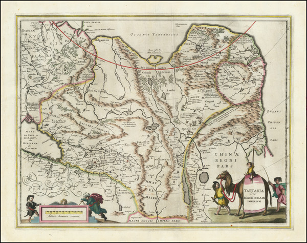 96-China, Central Asia & Caucasus and Russia in Asia Map By Jan Jansson