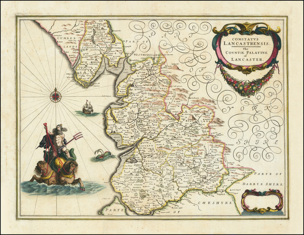 12-British Counties Map By Jan Jansson