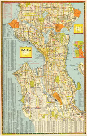 67-Washington Map By Kroll Map Company