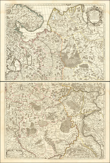 10-Russia and Ukraine Map By Joseph Nicholas de L'Isle