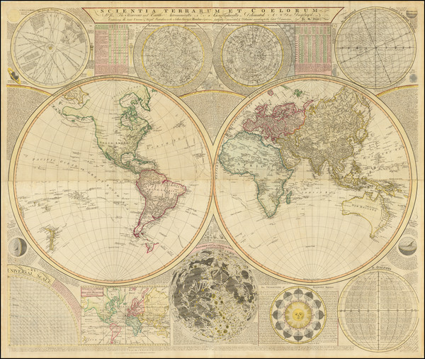62-World and Celestial Maps Map By Samuel Dunn