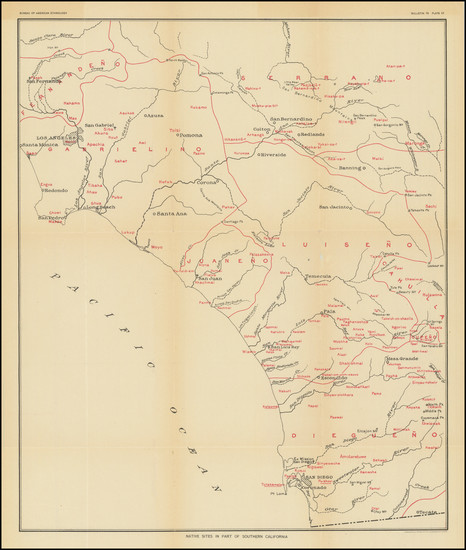 84-California Map By U.S. Geological Survey