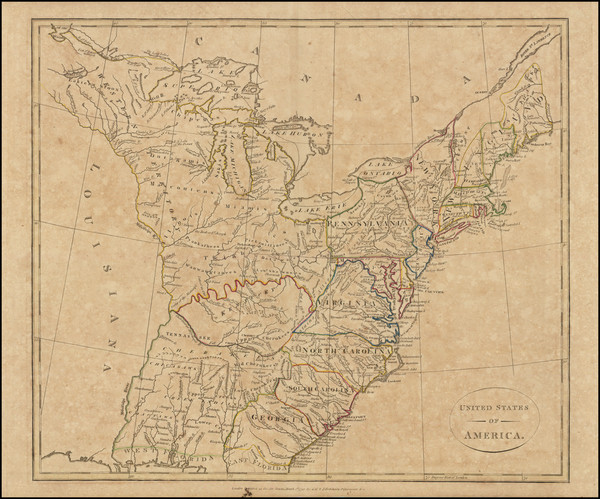 39-United States Map By D.F. Robinson