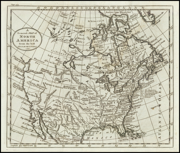 79-North America Map By William Guthrie