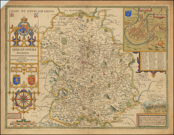 25-British Counties Map By John Speed