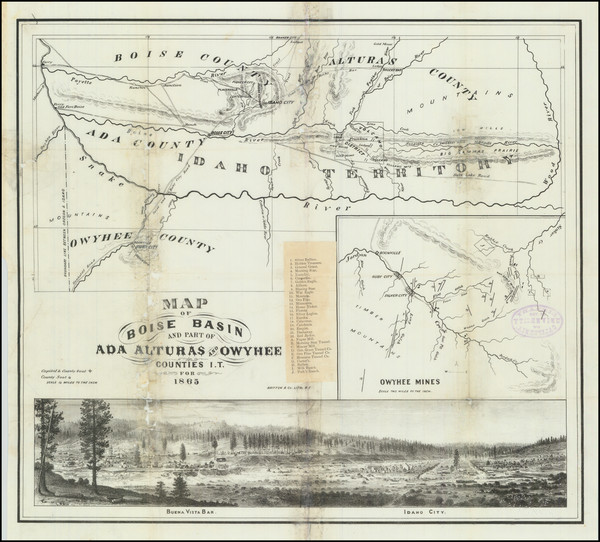 56-Idaho Map By Britton & Co.