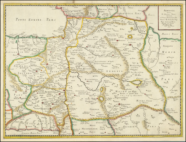 46-Central Asia & Caucasus and Turkey & Asia Minor Map By Philippe de la Rue