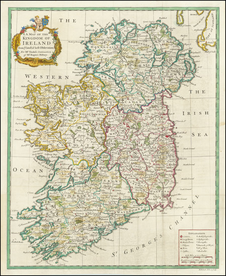 18-Ireland Map By Richard William Seale